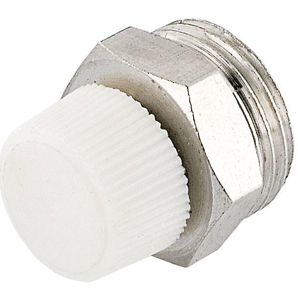 PEPTE 3/8" / 1/2" / 1/4"inch BSP Radiator Air Vent Bleed Plug Valve No Need Key 3/8" BSP