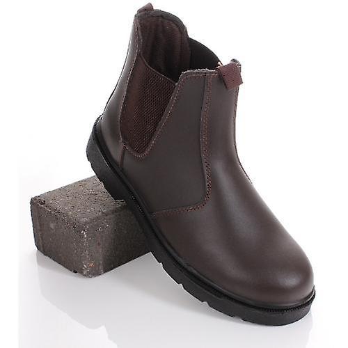 ek Wholesale Blackrock "dealer" steel toe cap safety boots Brown Uk-9