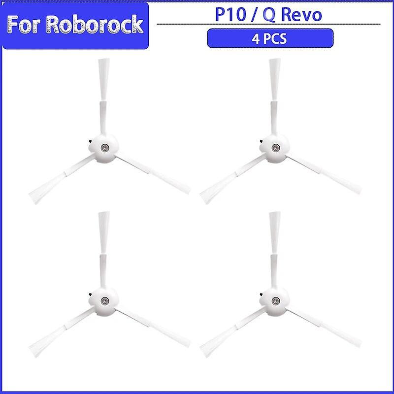 Begleri For Roborock Q Revo / Roborock P10 A7400rr Replacement Spare Parts Accessories Main Side Brush Hepa Filter Mop Cloth Dust Bag 4 White Brush