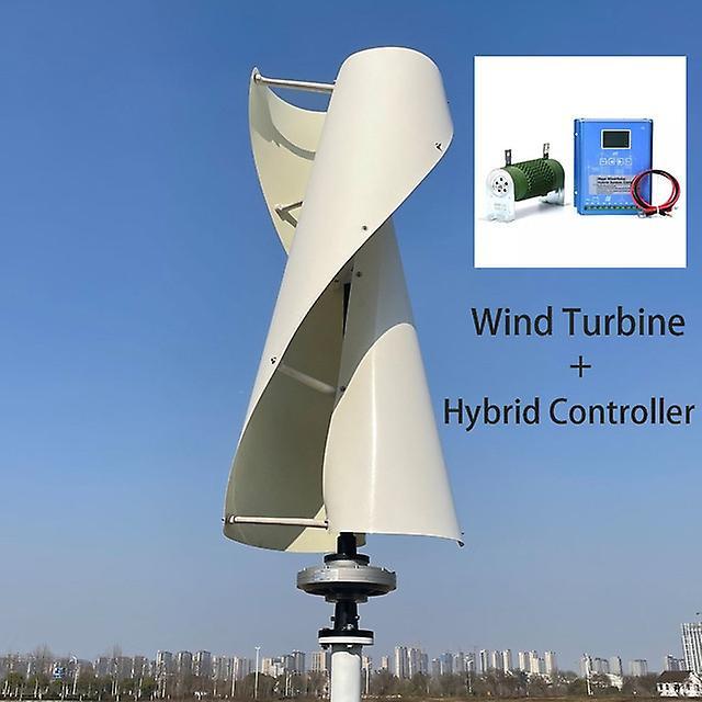 Jimonzi High Quality Wind Turbine Generator 1000W 2000W 3000W Vertical Axis Windmill With MPPT Hybrid Controller Inverter For Home Use Option3 220V...