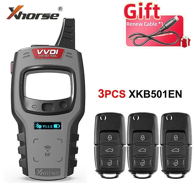 Bicaco Xhorse Vvdi Mini Key Tool With 96bit 48-clone Function Remote Car Key Programmer Support Android Ios  Xt27 Super Chip 4d 4c Id48 3pcs Wire R...