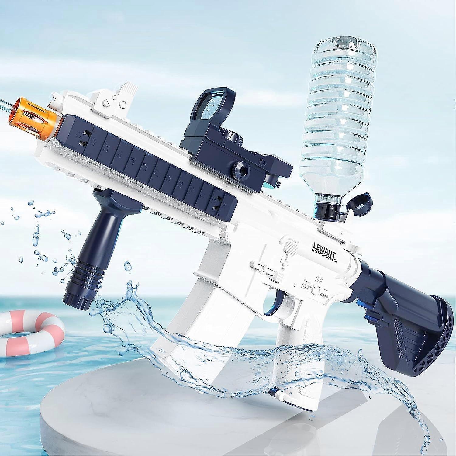 Ersam Electric Water Gun for Adults and Kids, Max Range 32ft Super One-Touch Automatic Water Gun Strongest Water Sprayer