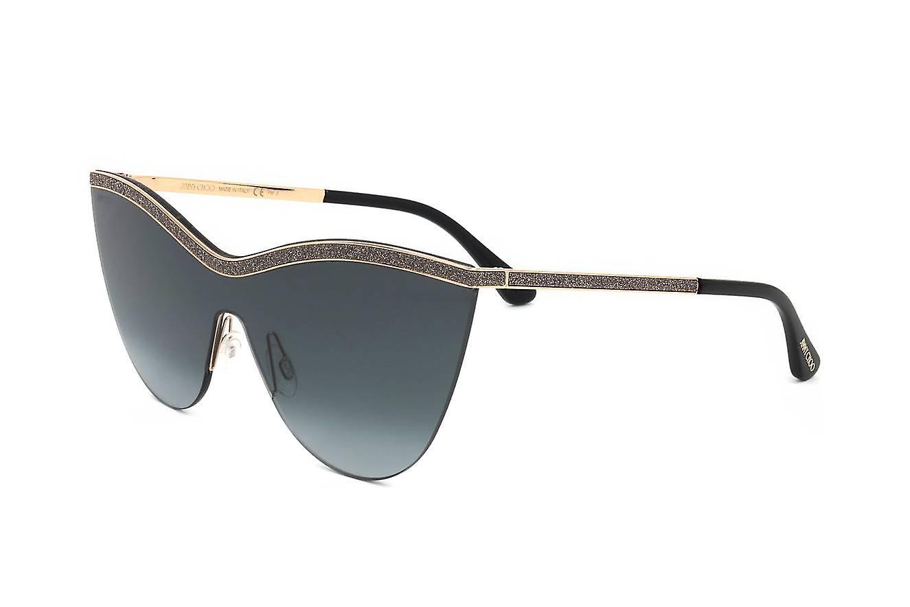 Sunglasses Jimmy Choo KRISTEN/S RHL GOLD BLACK 99/01/145 WOMAN 99 mm