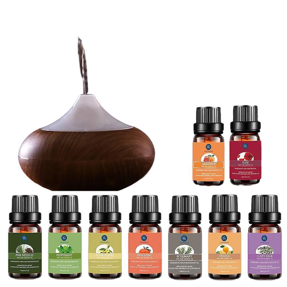 Slowmoose Pure Essential Oils Diffuser Massage Ginger Rose, Peppermint, Lemon, Rosemary,