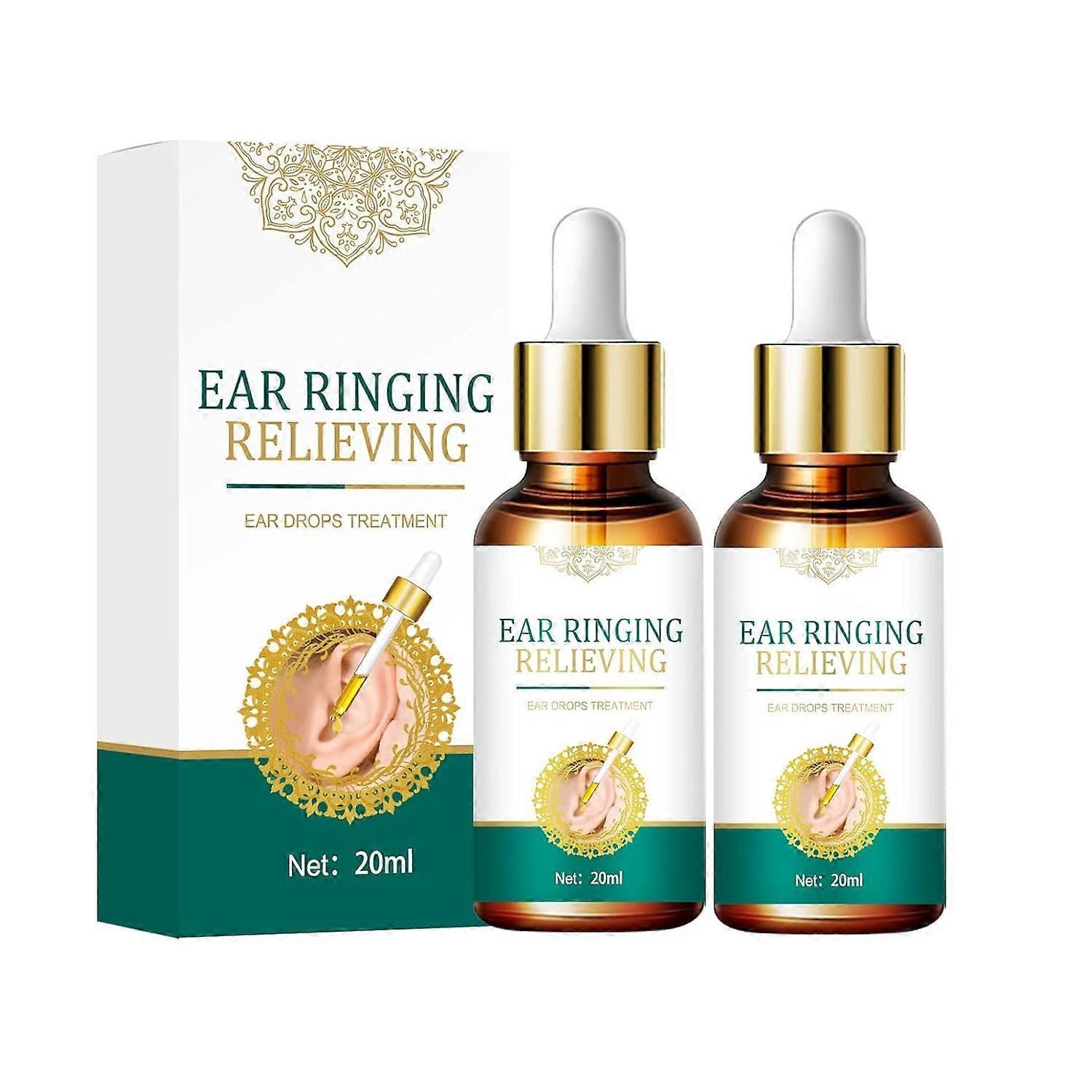 Unbrand Tinnitus Ear Drops, Ear Ringing Relieving, Ear Drops To Help Stop Ringing In The Ears, Tinnitus Ear Drops For Tinnitus Relief, Pain And Dis...