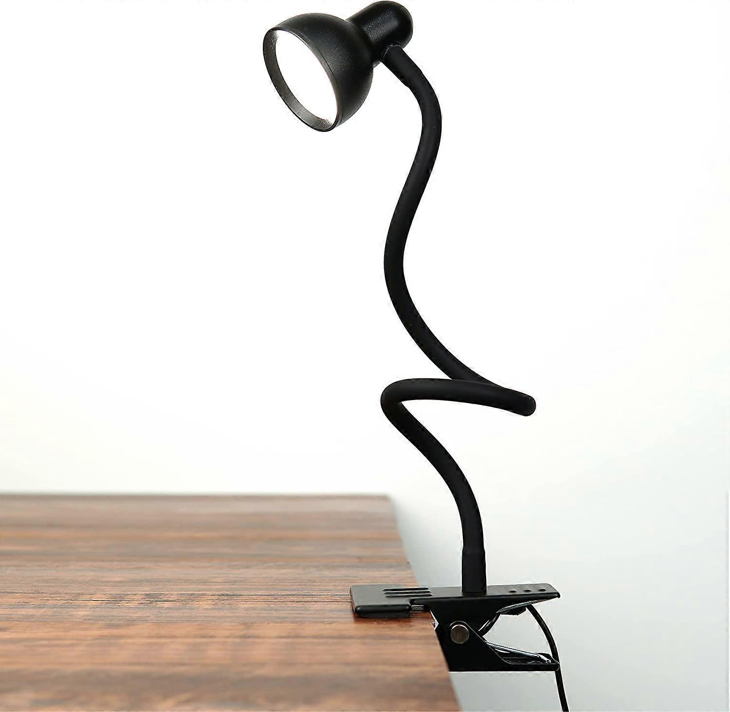 Liangnv Clip on Light Reading Light 3 Colors 3000-6500K 10 Brightness Levels Eye Caring LED Desk Lamp with Clamp Flexible Gooseneck Clip on Desk La...