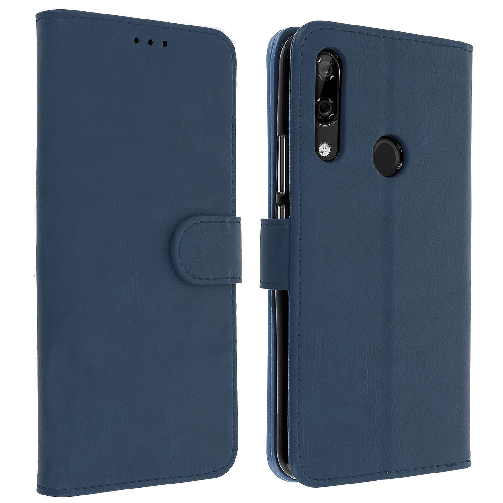 Avizar Flip wallet case, magnetic cover Huawei P Smart Z / Y9 Prime 2019 - Dark blue Bleu Nuit