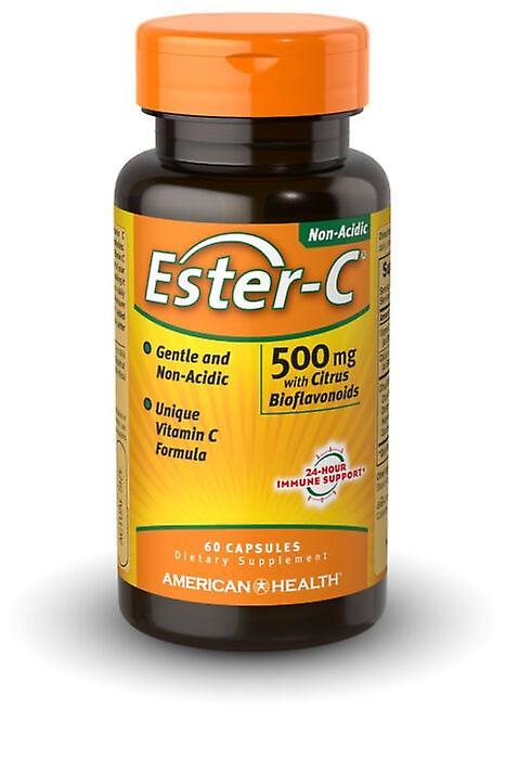 American Health® American health, ester-c® 500 Mg With Citrus Bioflavonoids – Caps (60,120,240) | Maple Herbs 60 Capsules