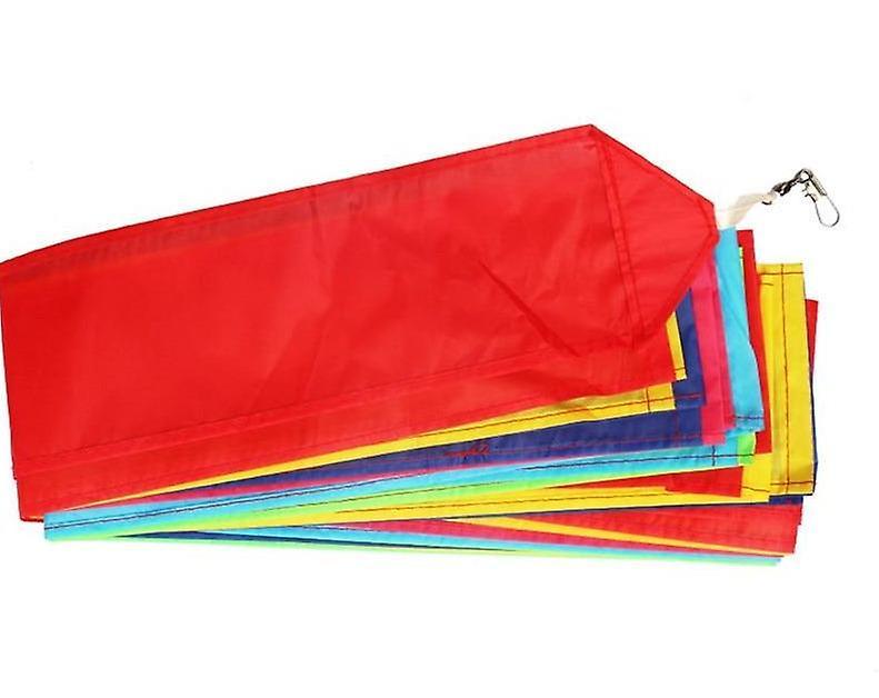 Slowmoose Rainbow Triangle - Outdoor Recreation Long Tail Sports Kite 10M Colorful