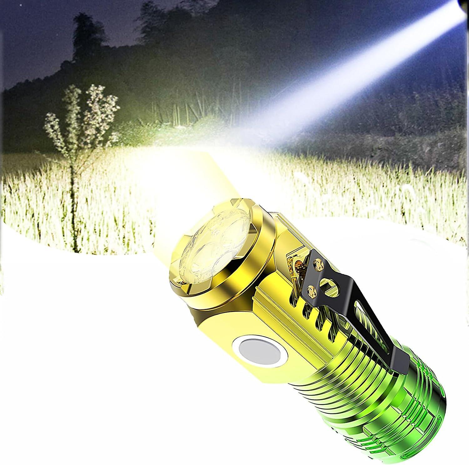 Antbaba Mini Torch with Three-Eyed Monster, Mini Flash Super Power Flashlight, Mini Handheld Flashlight, Extremely Bright Waterproof Mini Torch Cam...