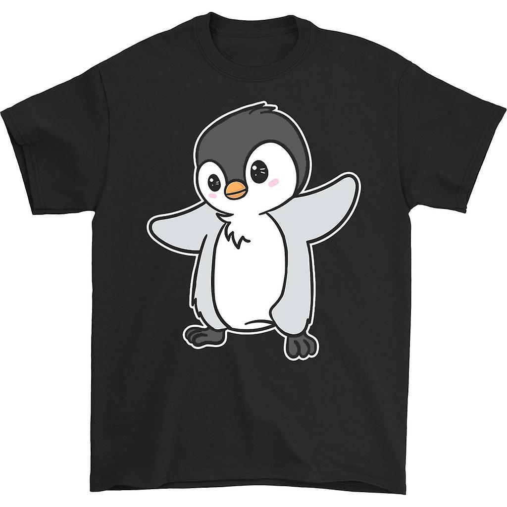 HISHARK Dancing penguin t-shirt black XL