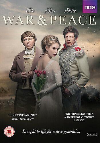 War and Peace DVD (2016) Paul Dano Harper (DIR) cert 15 3 discs - Region 2