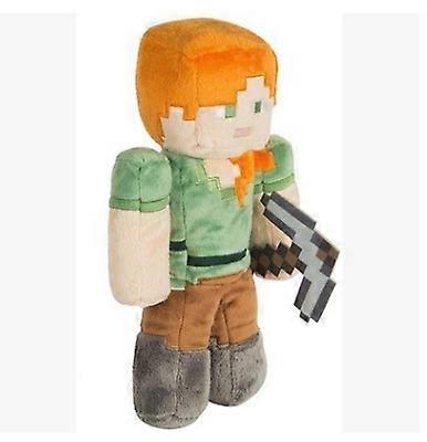 Liangnv Minecraft Plush Stuffed Alex Pillow Buddy - Kids Super Soft Polyester Microfiber, 16 inch