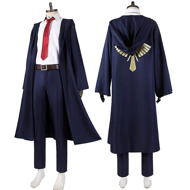 Baiyis Anime Mashle Magic and Muscles Cosplay Set Lance Crown Costume Easton Magic Academy Uniform Halloween Carnival Costume L