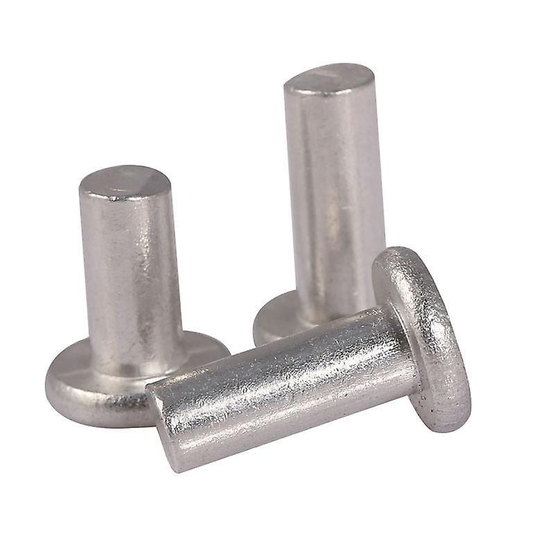 Slowmoose Aluminium Flat Head Rivet 10mm / M2.5 (100Pcs)