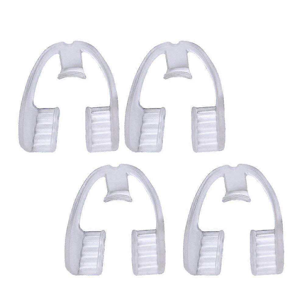 Denuotop 4PCS Teeth Grinding Mouth Guard Eliminates Grinding Clenching Dental Guards Night Guard Stops Bruxism Tmj For Adults Men Women Sleep