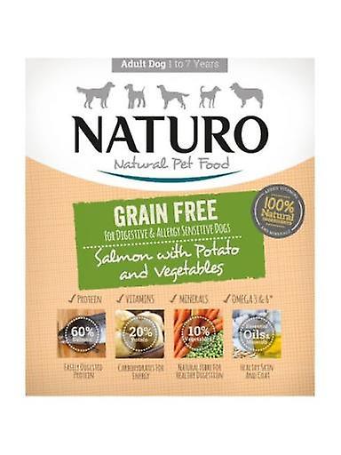 Naturo Grain Free Salmon and Potatoes (Dogs , Dog Food , Wet Food) 400 GR