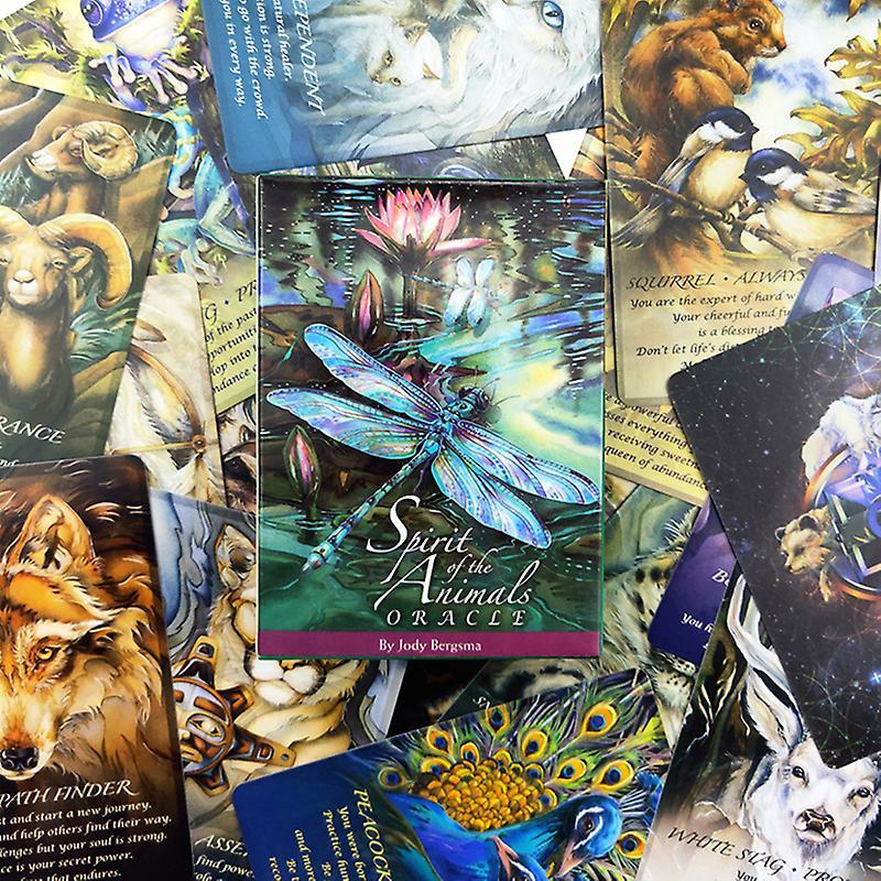 Unbrand Spirit Of The Animals Oracle By Jody Bergsma Oracle Cards Playing Tarot Cards Multicolor one size