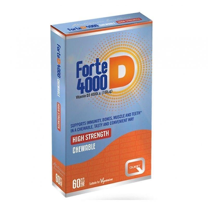 Quest Vitamins Forte D 4000iu Tabs 60 (601033)