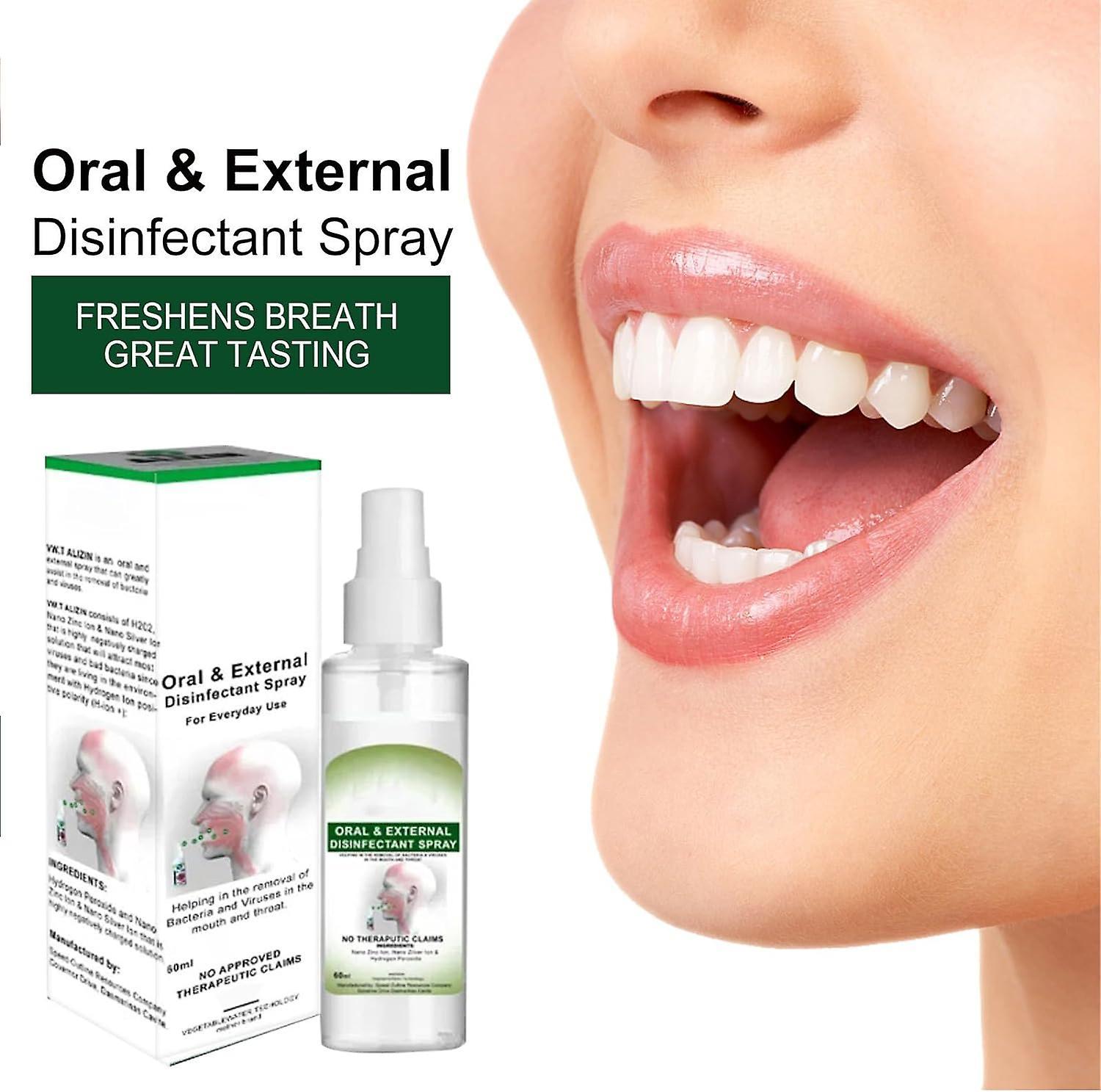 Fongwan Oral Breath Spray, Oral Health Support Herbal Mouth Spray Reduce Dry Itchy Mouth, Gum Repair Mouth Mist Mouthwash Relief Bad Breath - 60ml ...