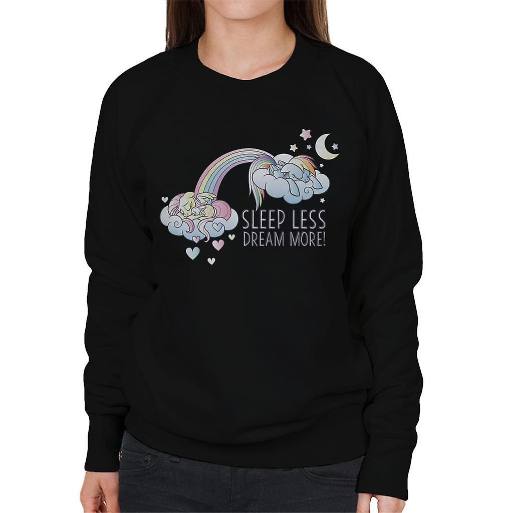 My Little Pony Sleeps Less Dream More Women's Sweatshirt Black X-Large