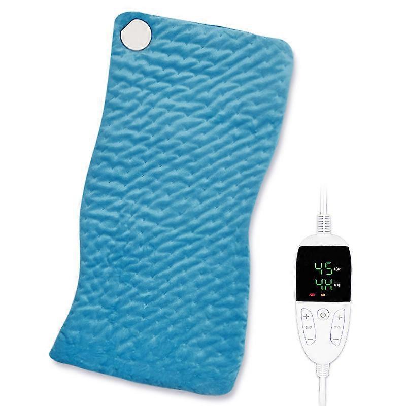 Shanxi Shuishuidiansan Trading Full Weighted Heating Pad for Back Pain & Cramps Relief, Electric Heating Pad for Neck and Shoulders, Moist & Dry He...