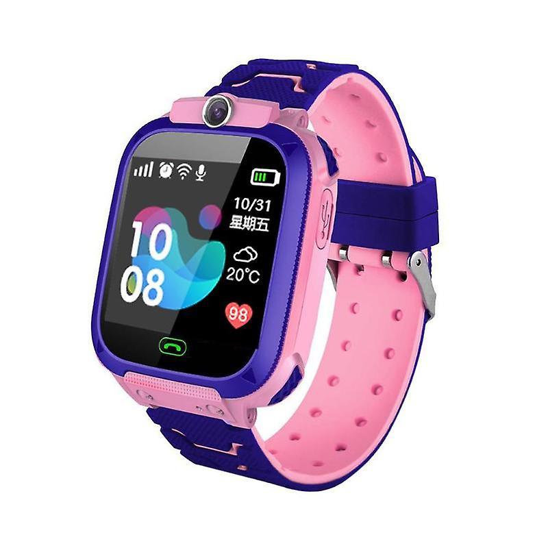 Slowmoose Children's Sos Phone Smart Watch - Support Sim Card Photo, 400mah Battery Pink