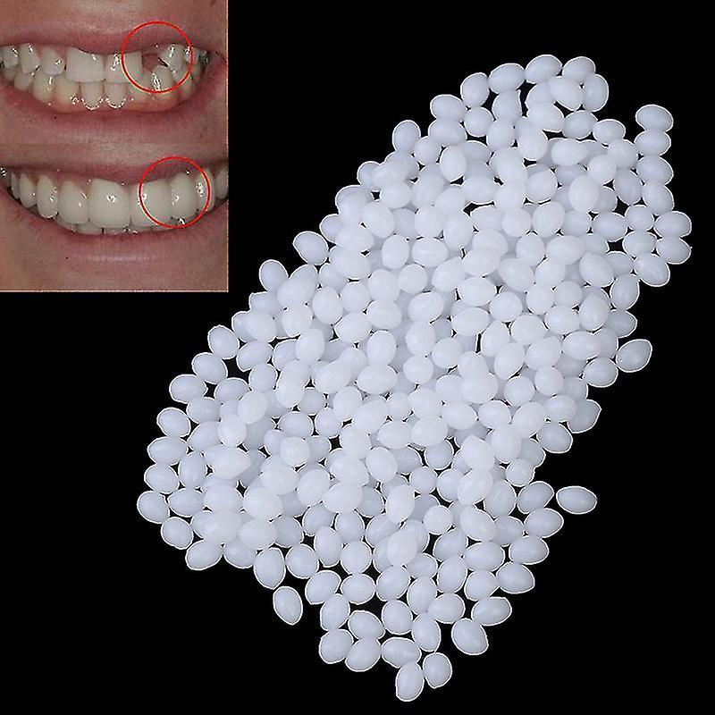 Unbrand 50g Teeth Gaps Falseteeth Solid Glue Adhesive Vampire Temporary Tooth Repair Kit White