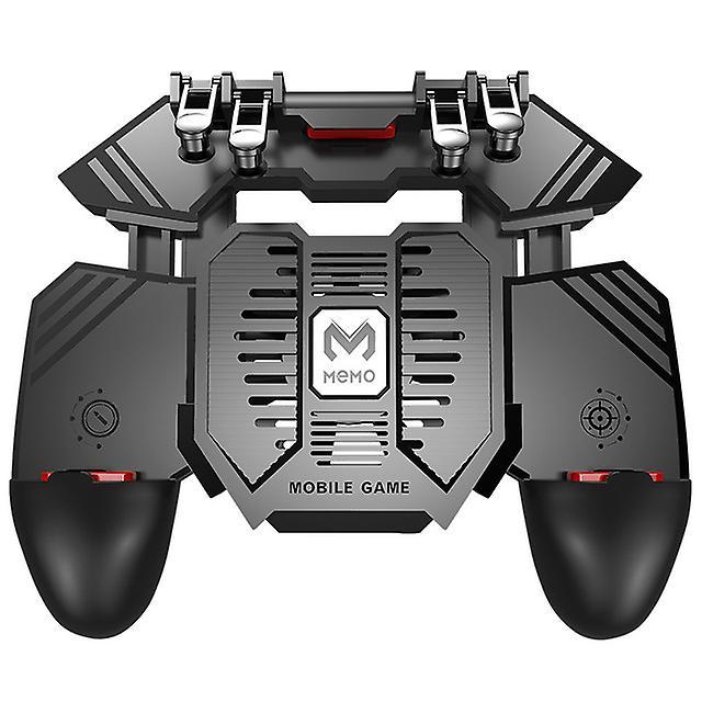 Game Controllers Dl88 6 Fingers Mobile Game Controller For Pubg Aim Shooting Gamepad Joysticks With Cooling Fan For Ios Android Cell Phone Handle A...