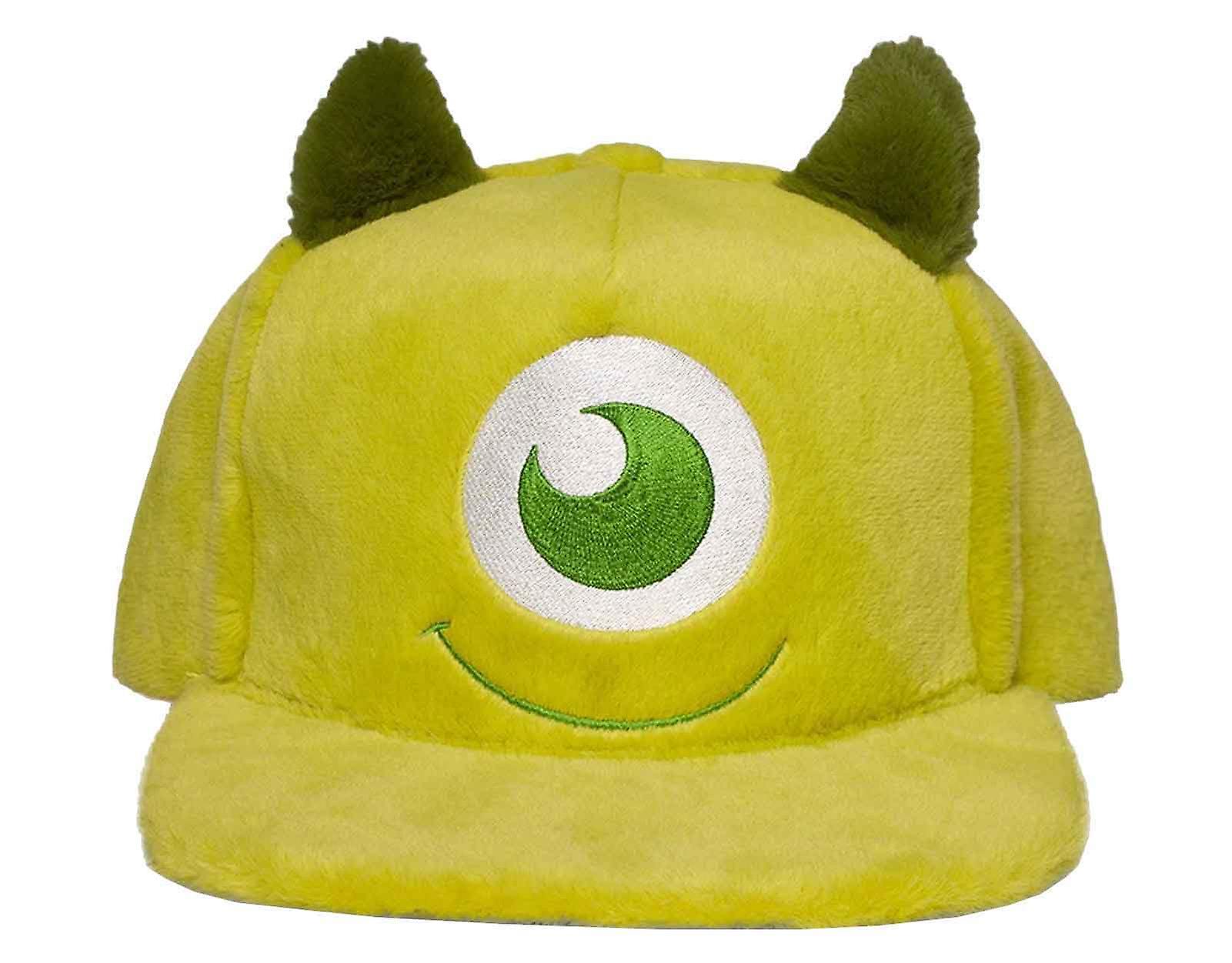 Disney Novelty Baseball Cap Monsters Inc Mike new Official green Snapback Yellow One Size