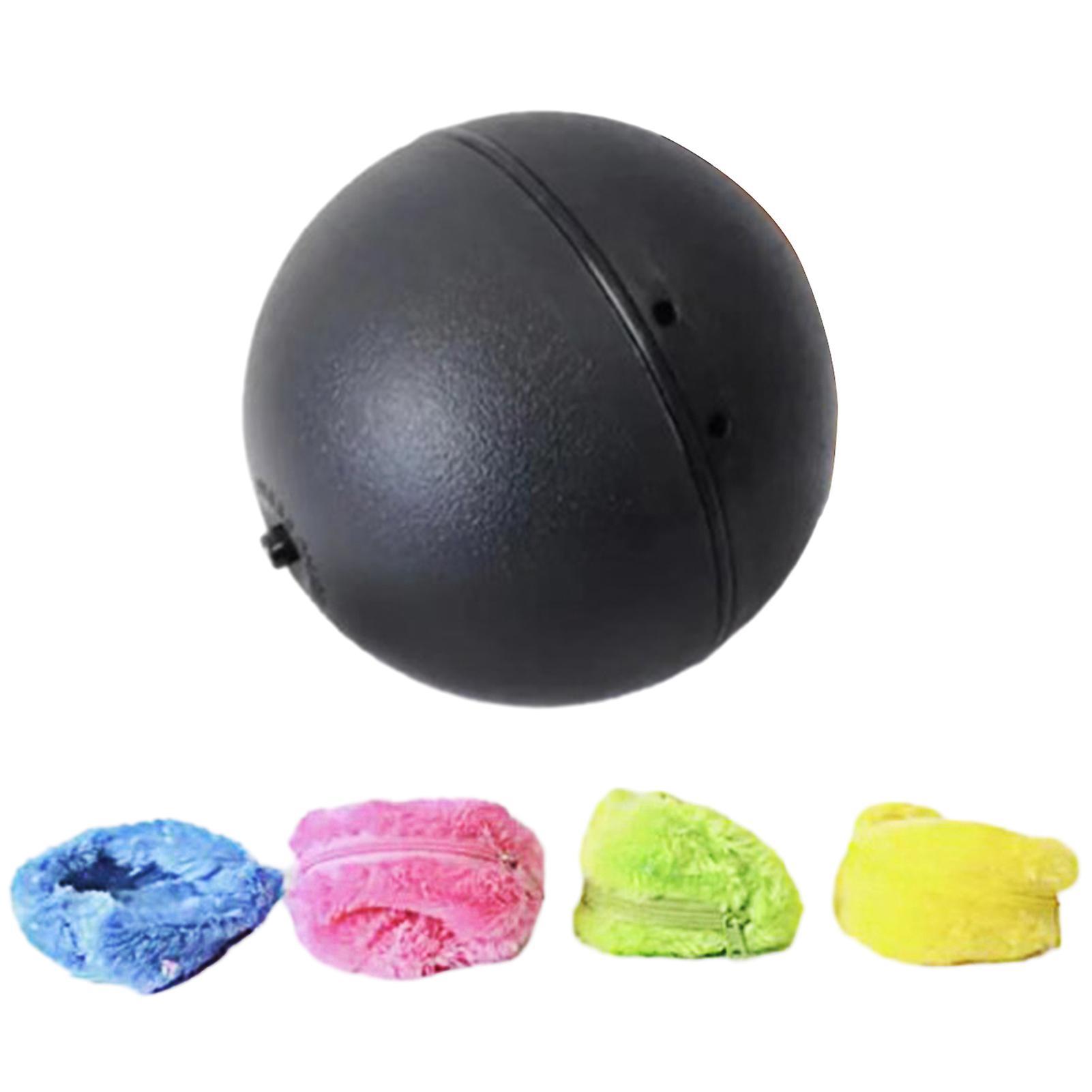 ohfruit Interactive Dog Toy Ball Active Rolling Ball Pet Ball Plush Electric Rolling Ball Dog Cat Chasing Self Play Mop Ball Safe No Odor Making So...