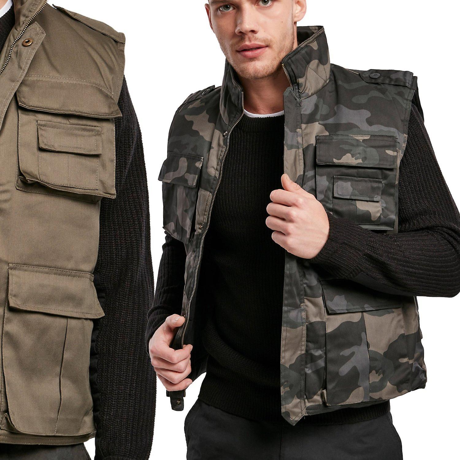 Brandit - TACTICAL RANGER Outdoor Vest Wood Camo L