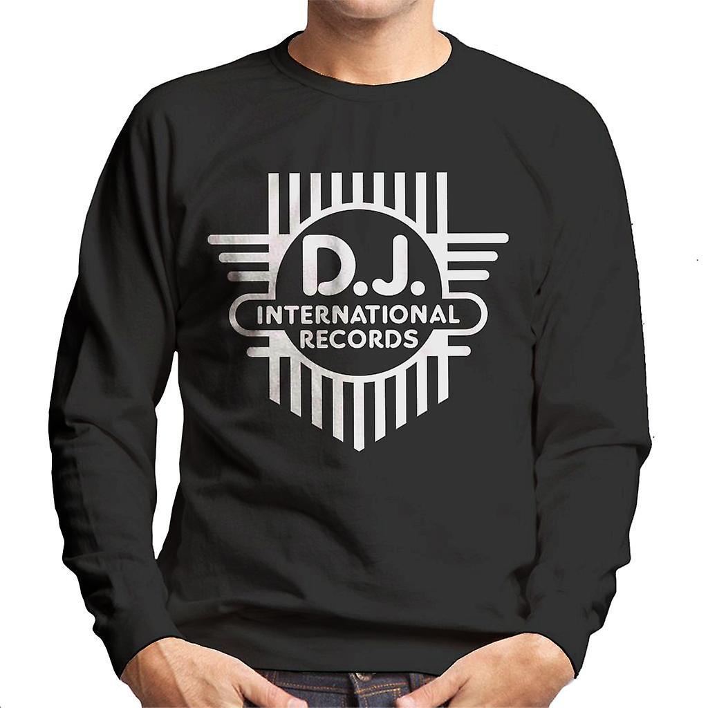 DJ International Classic Cross Logo Men's Sweatshirt Black X-Large