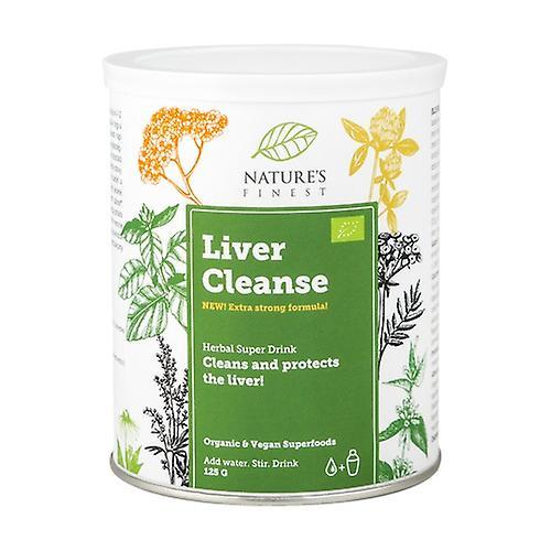 Natures Finest Liver Cleanse organic superfood herbal blend 125 g of powder (Orange)