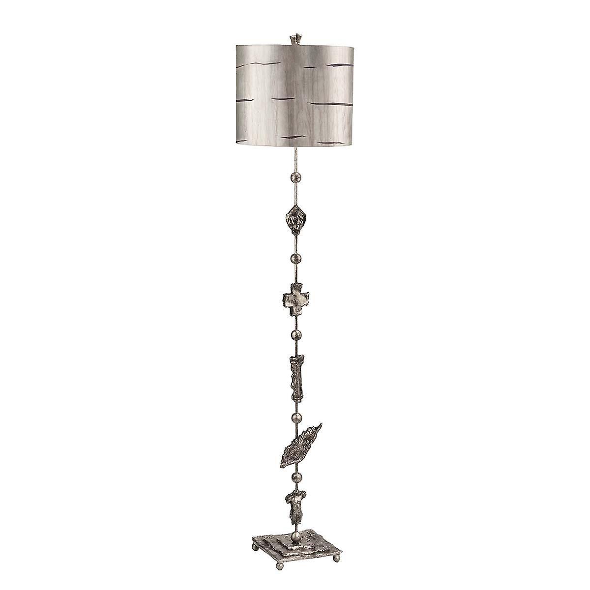 Fragment 1 Light Floor Lamp Silver