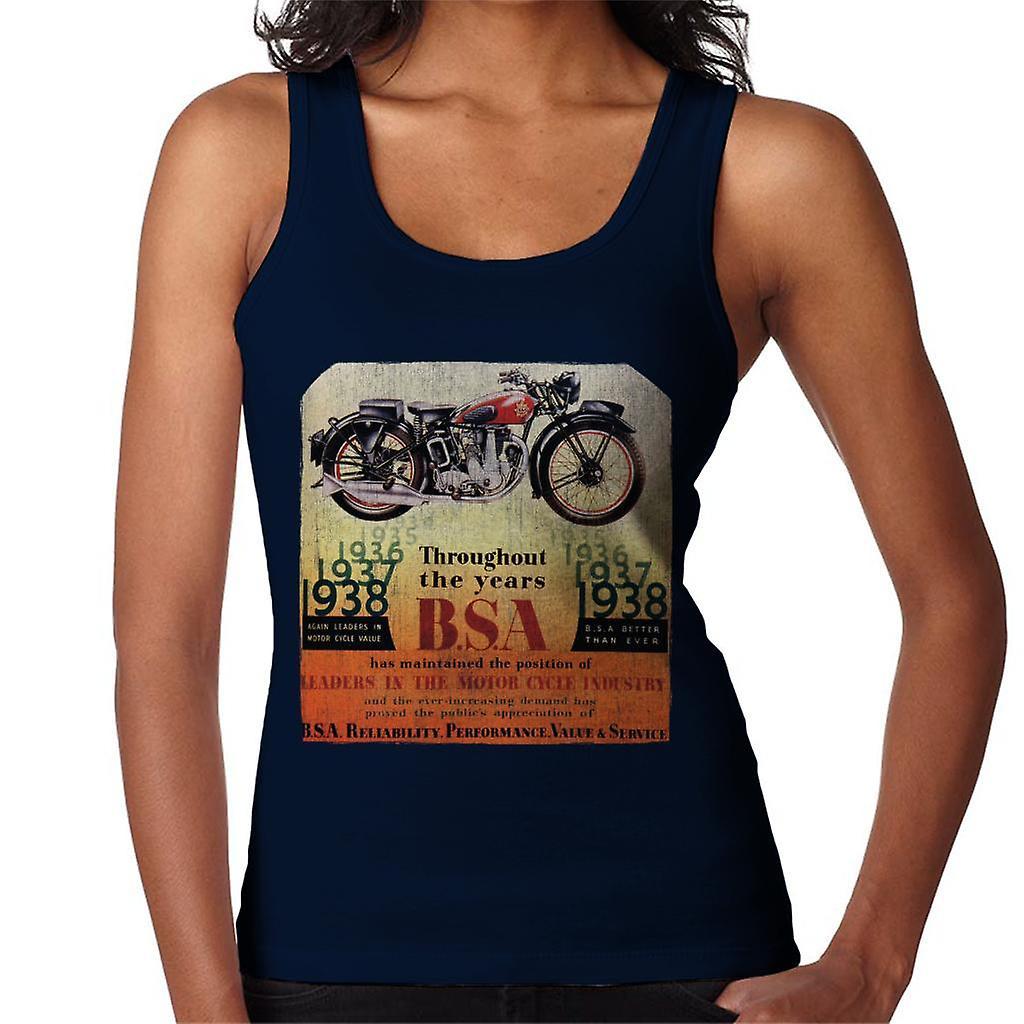 BSA Throughout The Years Women's Vest Navy Blue XX-Large