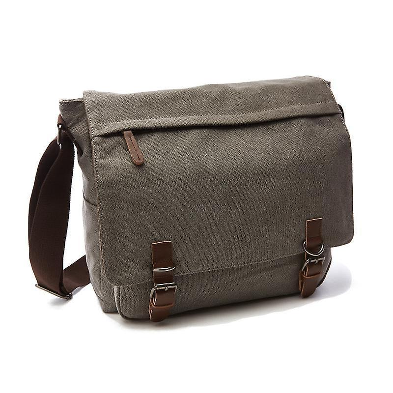 The Brands Market Canvas practical business messenger bag Gray M