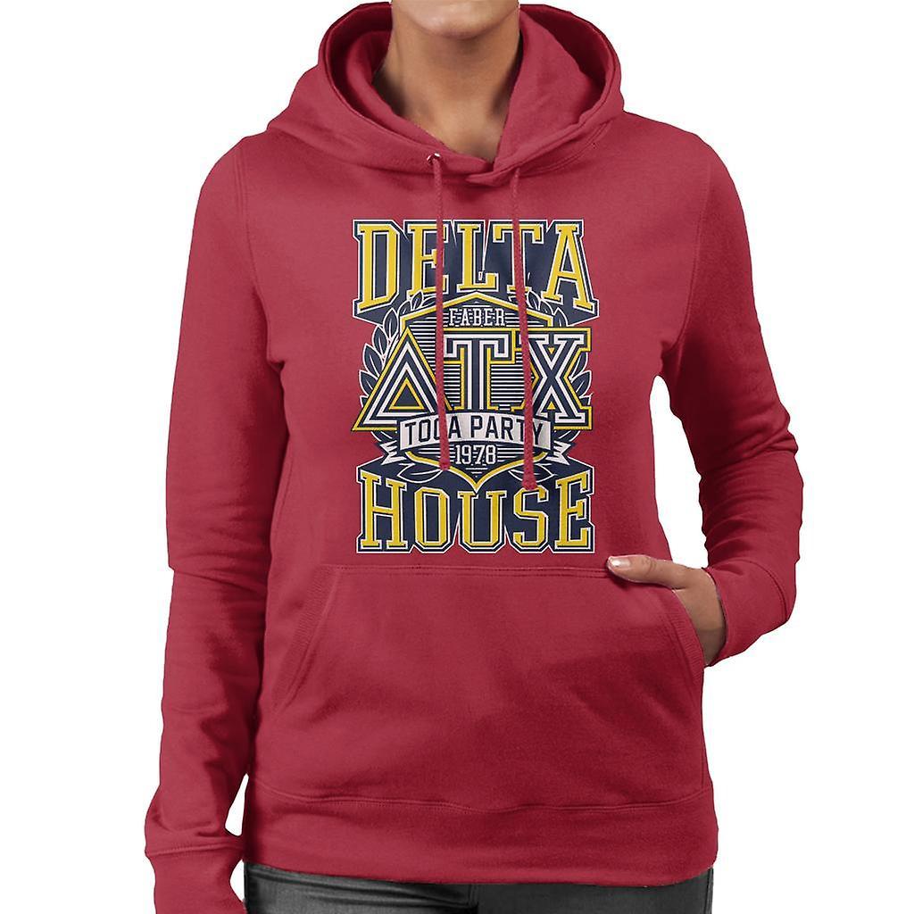 Animal House DTX 1978 Toga Party Women's Hooded Sweatshirt Cherry Red Large