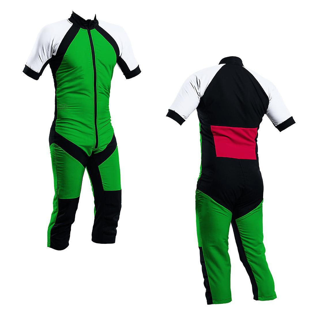 SkyexSuits Skydiving summer suit green-white-red s2-04 Xxxl / men