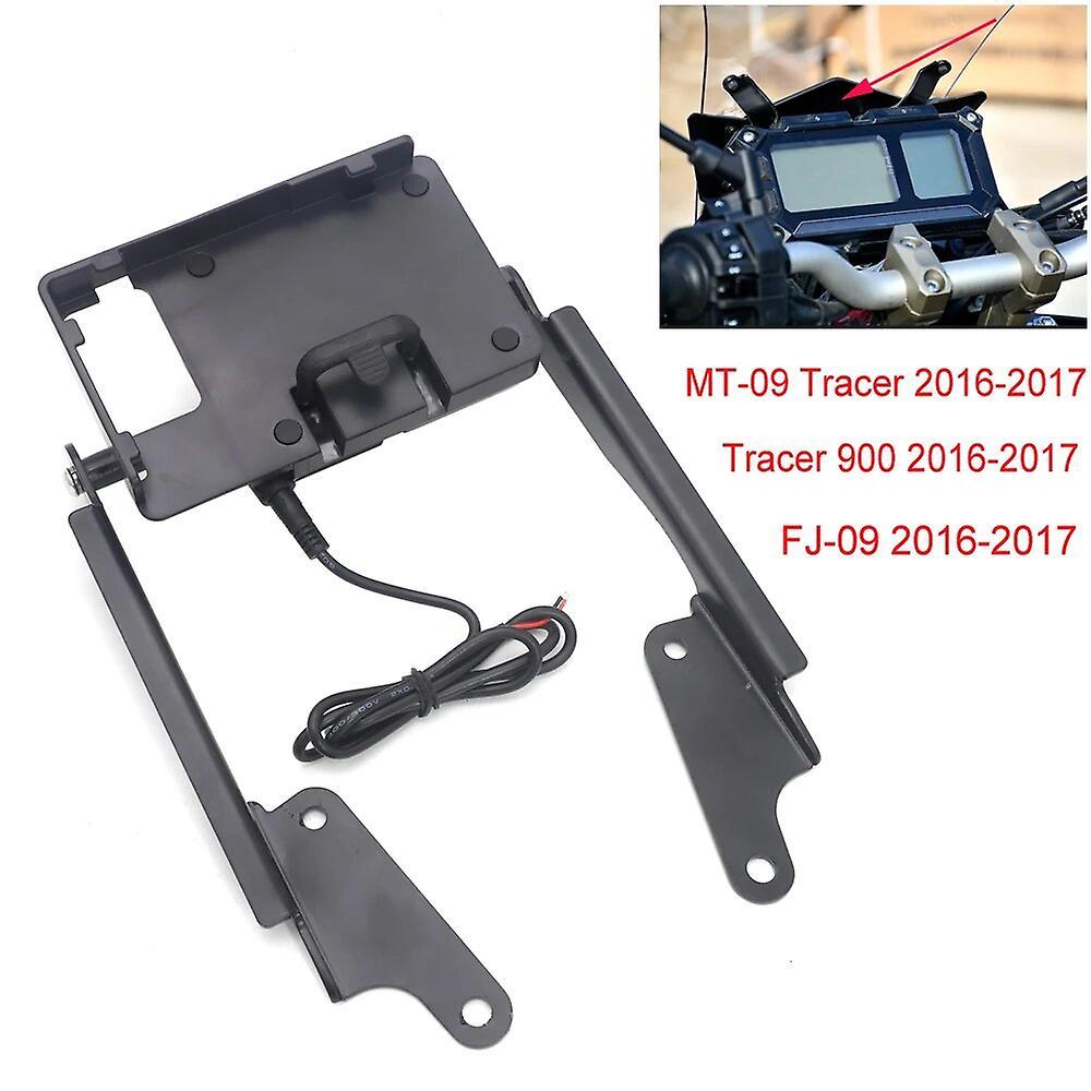 Scitoo Stand Holder Phone Mobile Phone GPS Plate Bracket For YAMAHA MT-09 Tracer 900 FJ-09 2016-2017 A