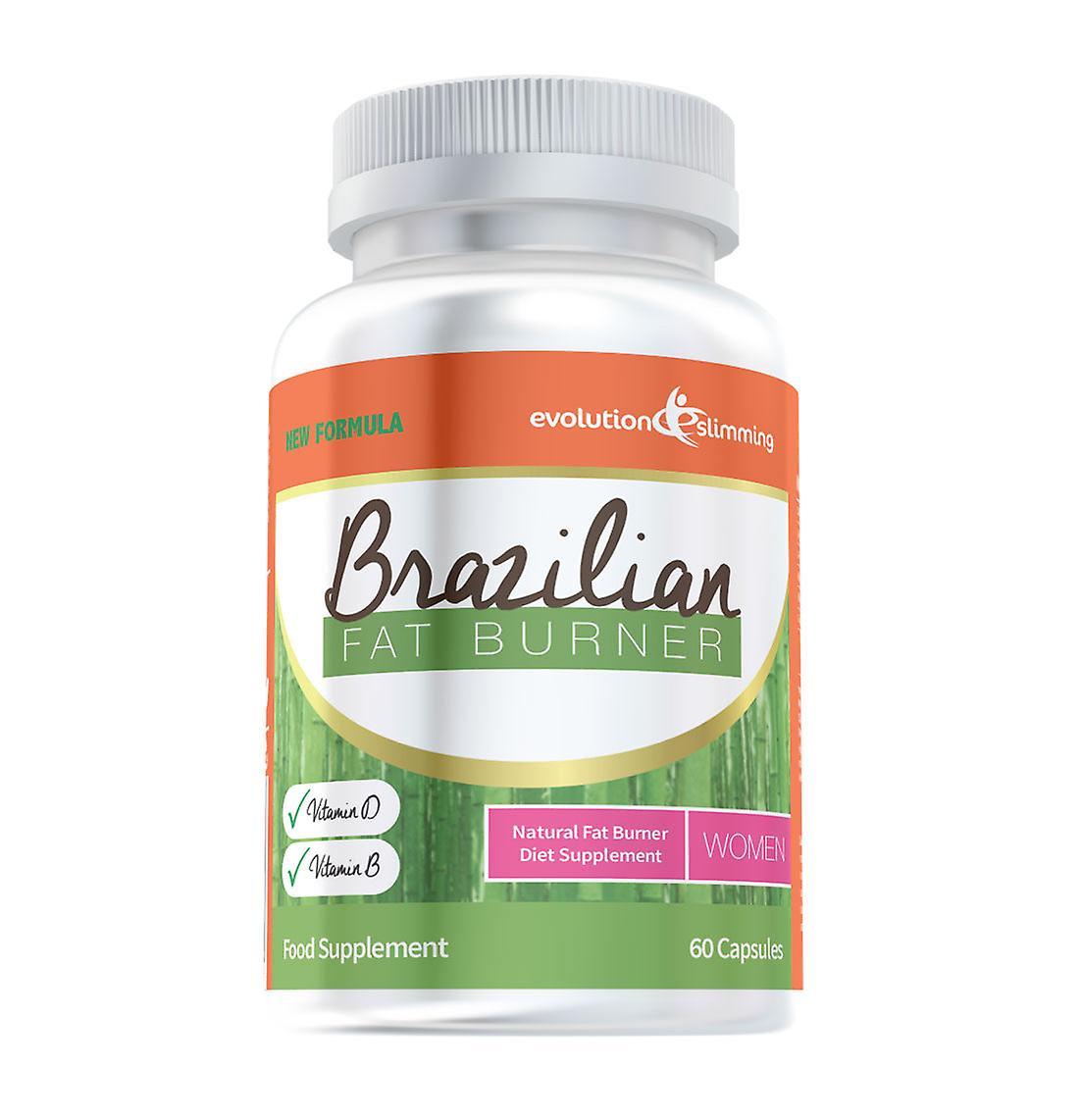 Brazilian Fat Burner for Women - 60 Capsules - Fat Burner - Evolution Slimming