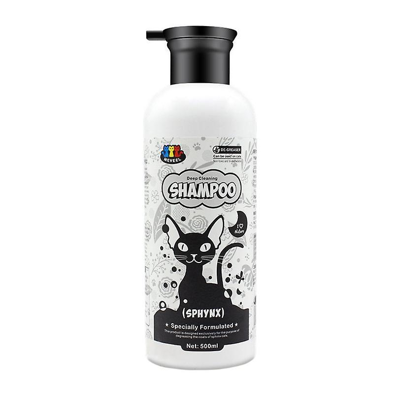 Unbrand 500ml Pet Shampoo for Sphinx Cats Gentle Cleansing Formula for Cats