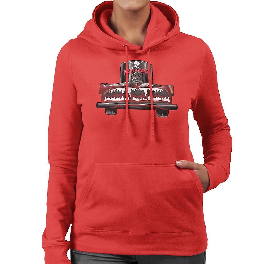 Animal House Deathmobile Women's Hooded Sweatshirt Red X-Large