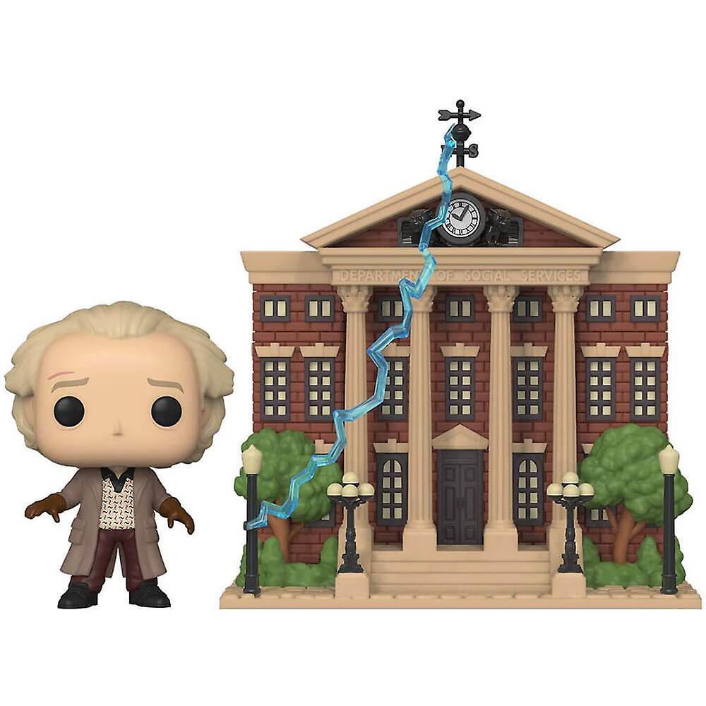 Back To The Future - Doc w/ Clock Tower POP! Deluxe - Funko Pop