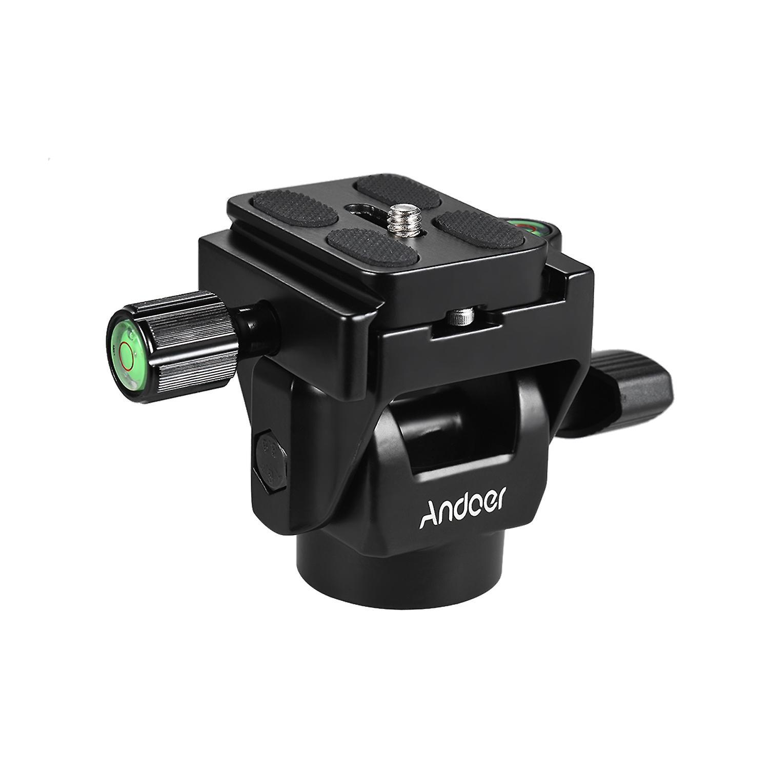 Andoer M-12 Monopod Tilt Head Panoramic Head Telephoto Bird Watching with Quick Release Plate 1pcs quick release plate