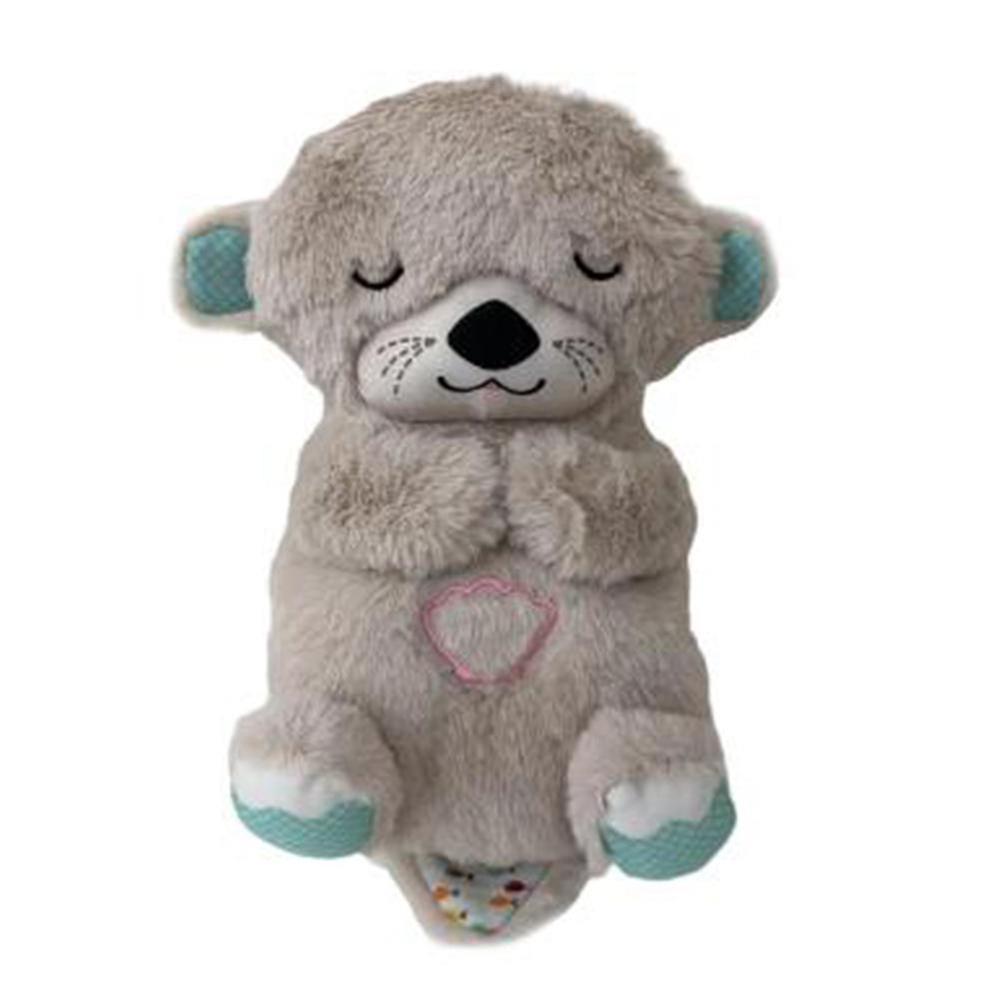 Lgdm Breathing bear otter newborn child companion soothing and sleeping doll