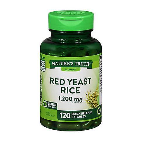 Nature's Truth Nature'S Truth Red Yeast Rice Quick Release Capsules,600 Mg ,120 Caps (Pack of 1)