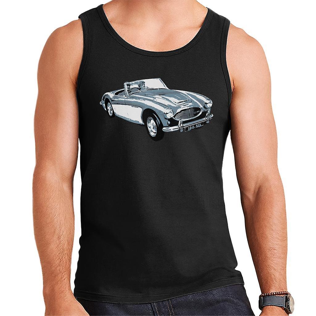 Austin Healey 100 Six British Motor Heritage Men's Vest Black XX-Large