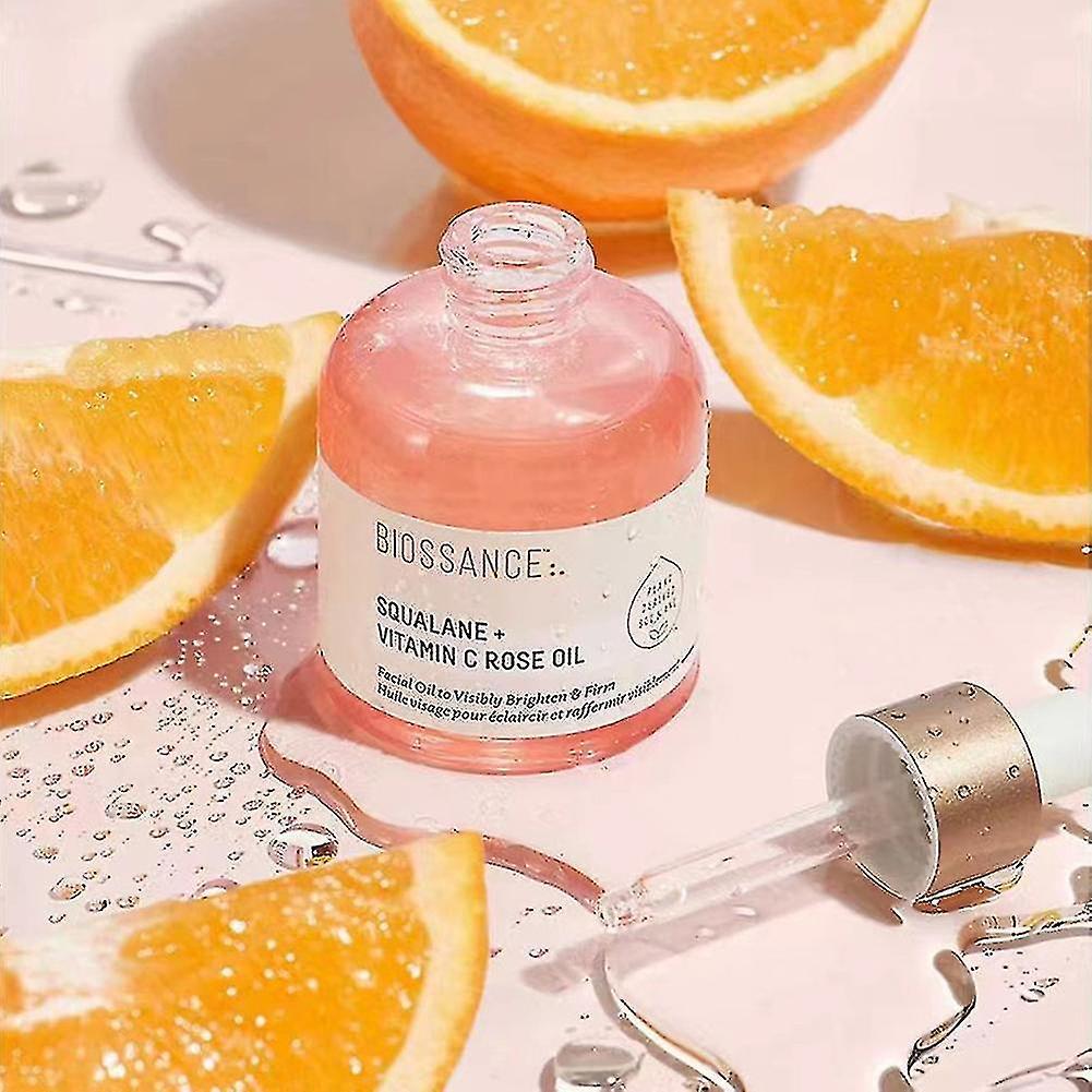 Unbrand Biossance Squalane + Vitamin C Rose Oil 30ml xz