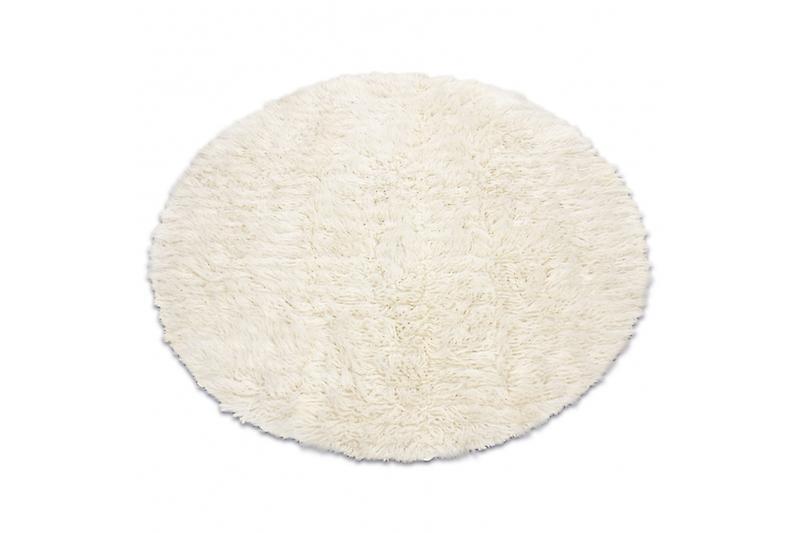 Flokati Woolen Circle Rug